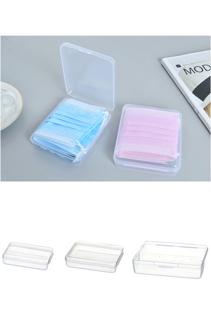Custom Logo Transparent Mask Storage Box