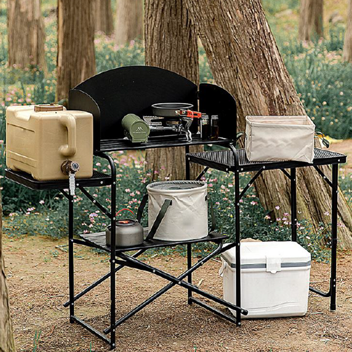 Custom Logo Outdoor Camping Portable Mobile Kitchen