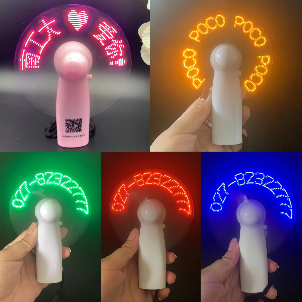 Custom Logo LED Light Emitting Fan | Premium Corporate Gifts and Custom Gifts