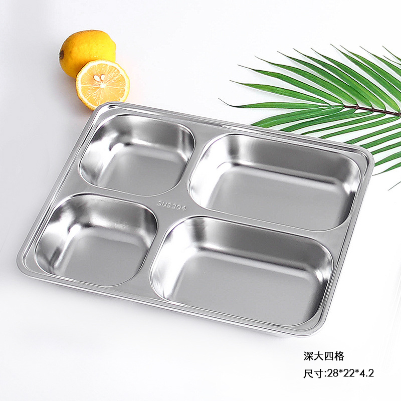 Custom Logo Stainless Steel Dinner Plate Set with Lid | Premium Corporate Gifts and Custom Gifts