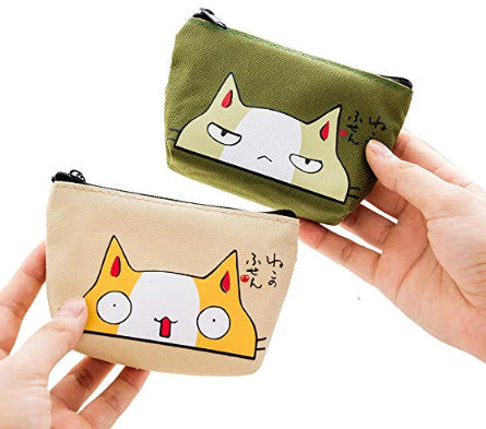 Custom Logo Oxford Cloth Small Clutch Coin Purse