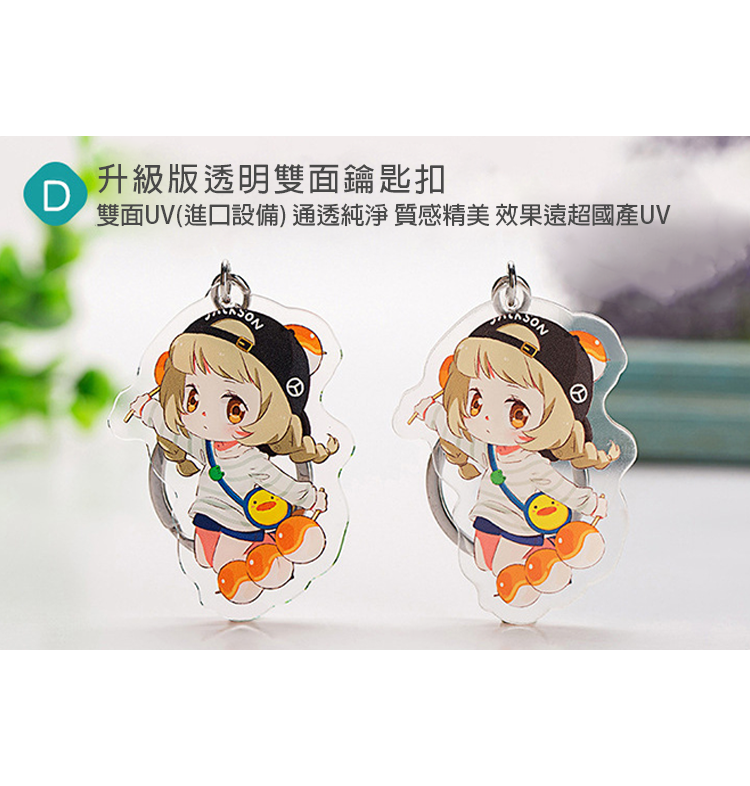 Custom Logo Acrylic Advertising Keychain | Premium Corporate Gifts and Custom Gifts