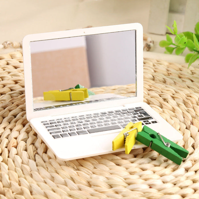 Custom Logo Apple Notebook Shaped Portable Mirror