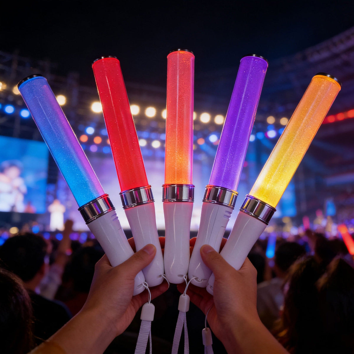 Custom Logo 15-Colour LED Light Stick | Premium Corporate Gifts and Custom Gifts