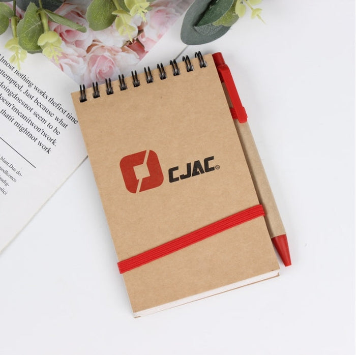 Custom Logo Convenient Kraft Notebook