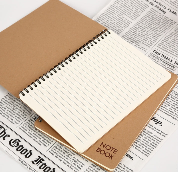Custom Logo Coil Kraft Notebook | Premium Corporate Gifts and Custom Gifts