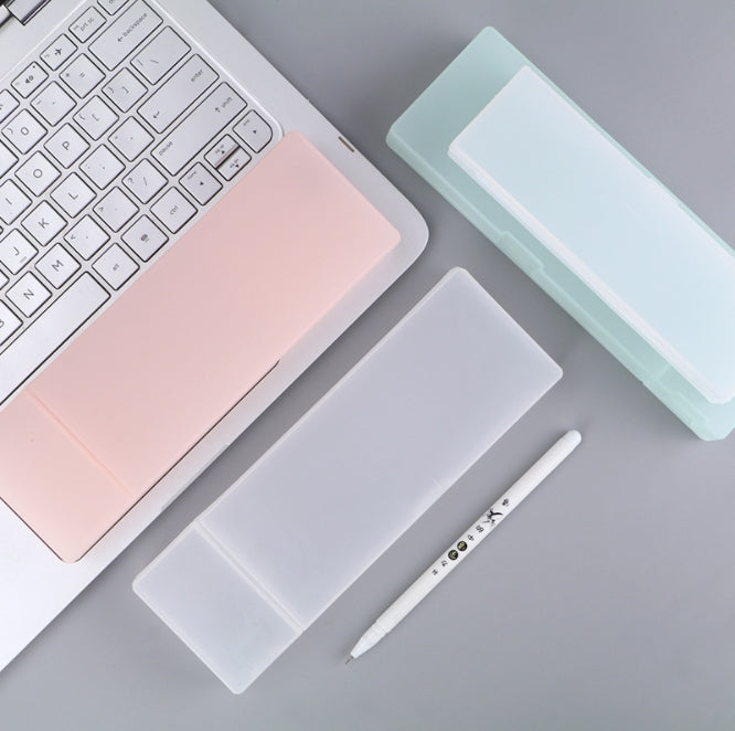 Custom Logo Literary Youth Simple Transparent Pen Case