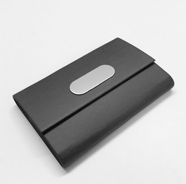Custom Logo PU Multi-Color Wooden Business Card Holder | Premium Corporate Gifts and Custom Gifts