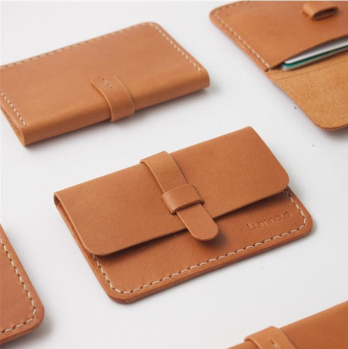 Custom Logo PU Leather Business Card Storage Card Bag | Premium Corporate Gifts and Custom Gifts