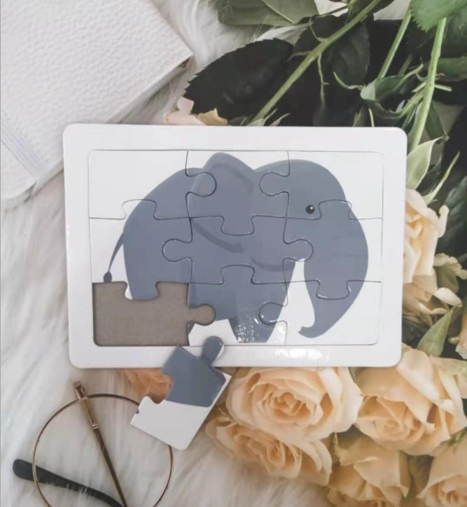 Custom Logo Square Animal Puzzle