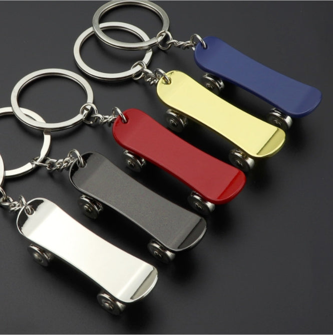 Custom Logo Metal skateboard-shaped keychain | Premium Corporate Gifts and Custom Gifts