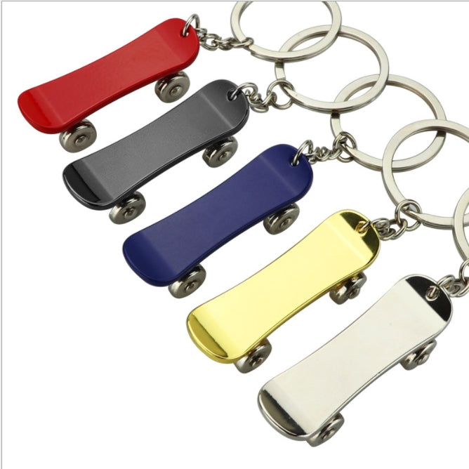 Custom Logo Metal skateboard-shaped keychain | Premium Corporate Gifts and Custom Gifts