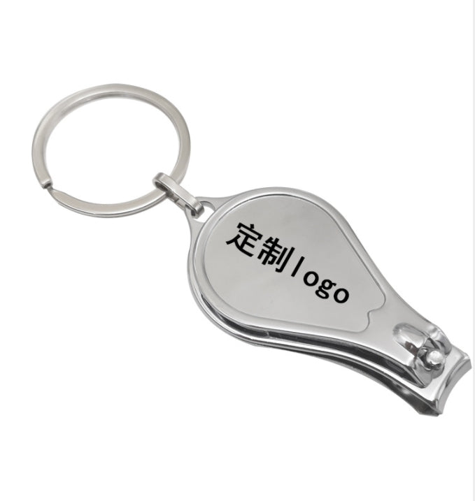 Custom Logo Nail Clippers Advertising Keychains