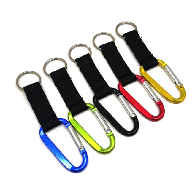 Custom Logo Camping Carabiner Ring Keychain | Premium Corporate Gifts and Custom Gifts