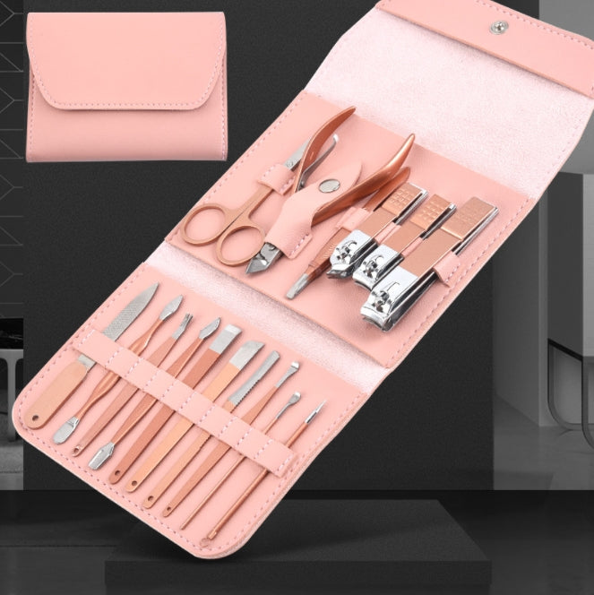 Custom Logo Nail Clippers 16-Piece Set