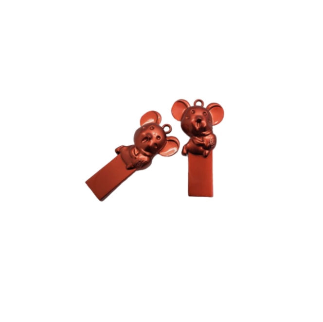 Custom Logo Mickey-Shaped Metal Flash Drive
