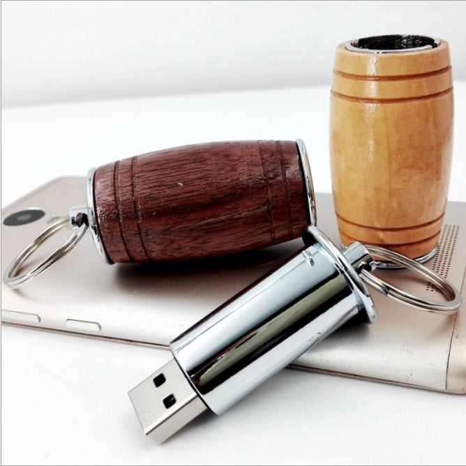 Custom Logo Barrel-Shaped Flash Drive