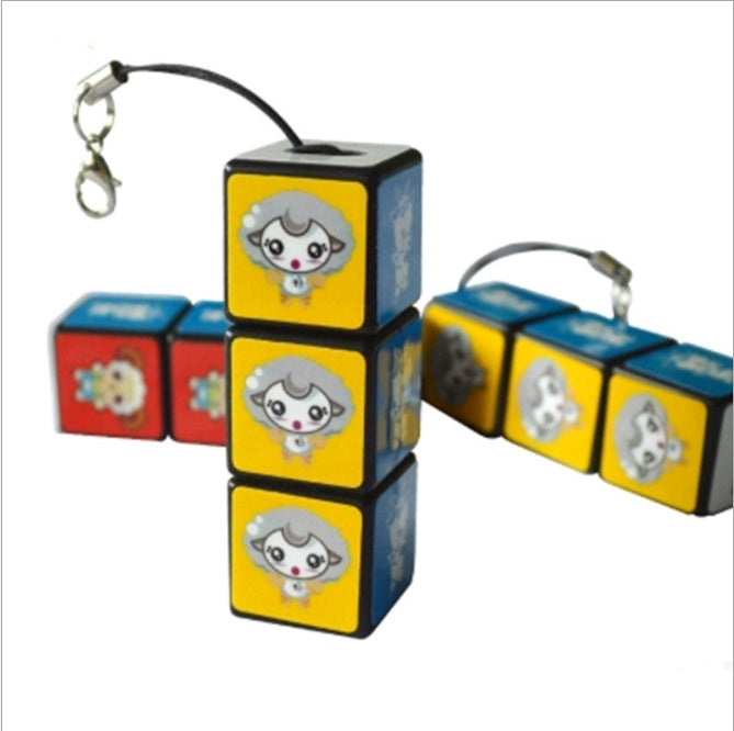 Custom Logo Rubik's Cube Shaped Flash Drive