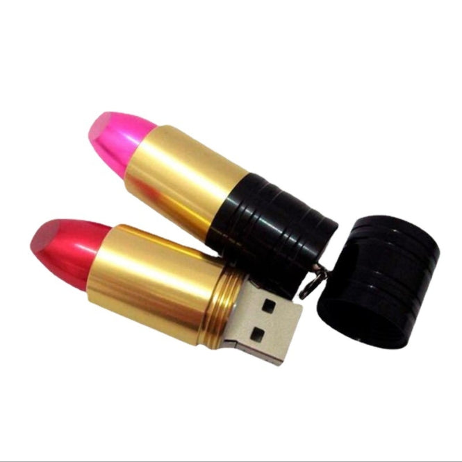 Custom Logo Lipstick-Shaped Flash Drive