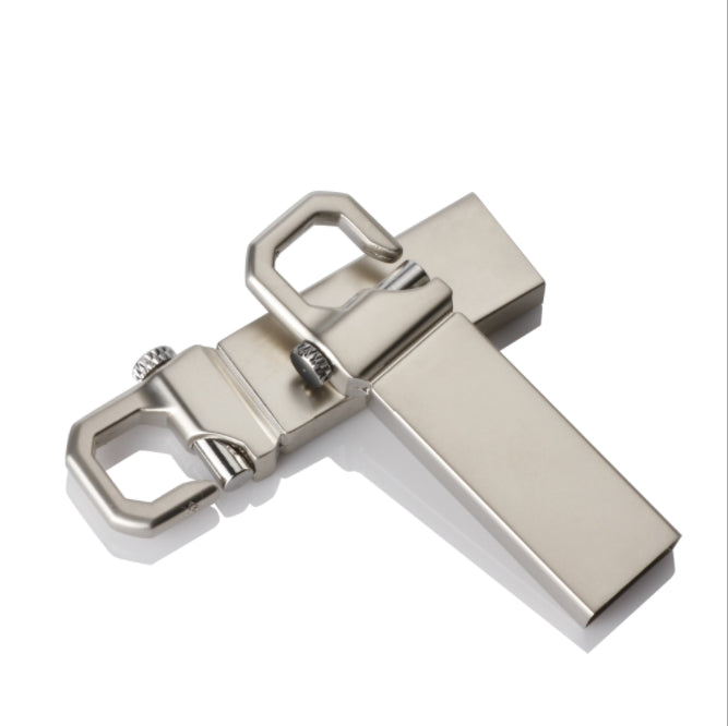 Custom Logo Metal Lock Ring Flash Drive