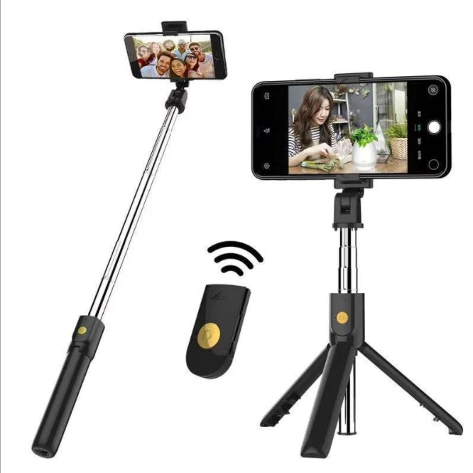 Custom Logo Stand Bluetooth Selfie Stick