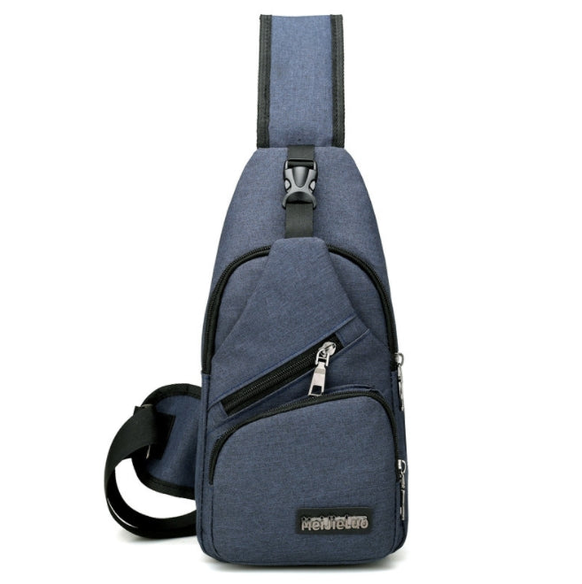 Custom Logo One-Shoulder Crossbody Backpack