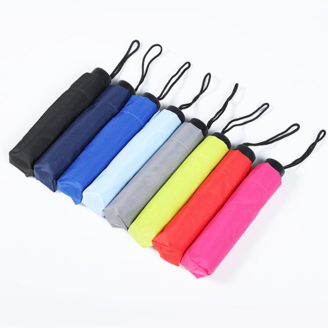 Custom Logo Manual Simple Solid Colour Umbrella