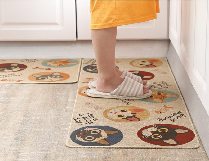 Custom Logo Natural rubber linen floor mat anti-slip mat | Premium Corporate Gifts and Custom Gifts