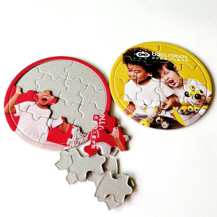 Custom Logo Round Puzzle
