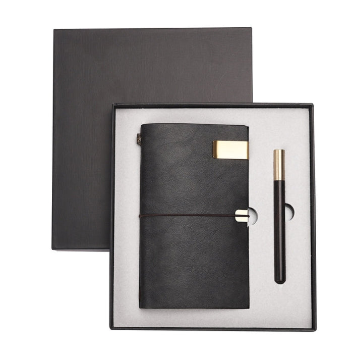 Custom Logo A6 Notepad + Ballpoint Pen Business Gift Box