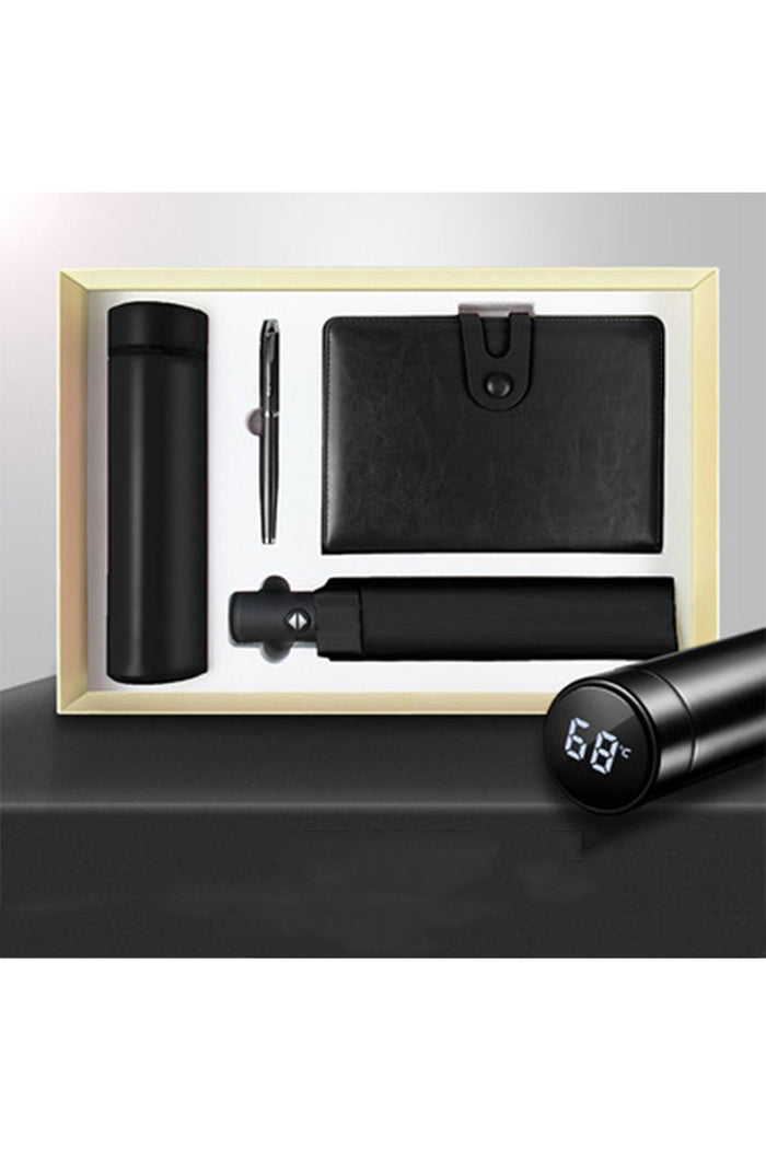 Custom Logo Corporate Set Texture Four-Piece Gift Set