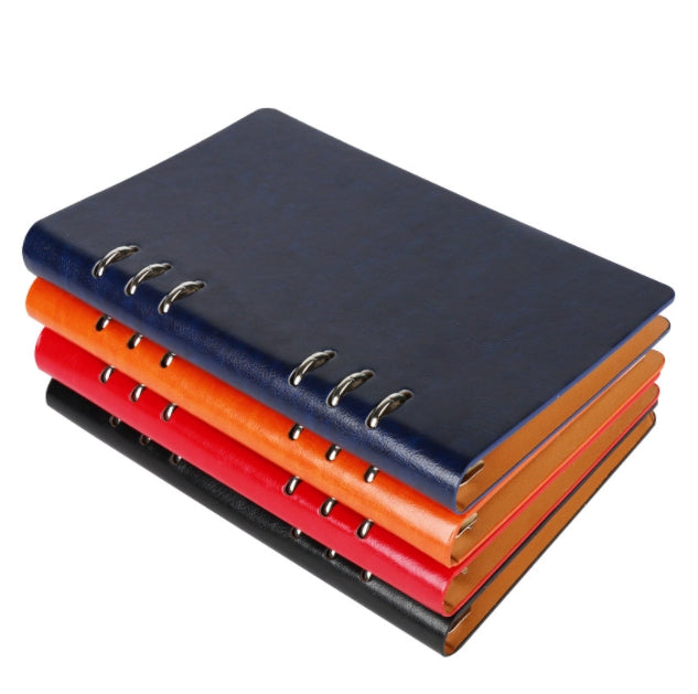 Custom Logo Commercial Leather Loose-Leaf Office Notebook