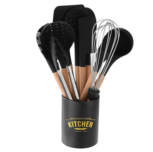 Custom Logo Kitchen Utensils and Tableware Set of Eleven Pieces