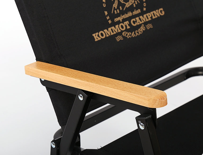 Custom Logo Wooden Handle Folding Chair Portable Camping Storage Chair | Premium Corporate Gifts and Custom Gifts