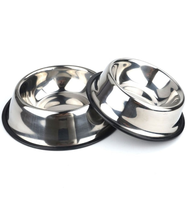 Custom Logo Stainless Steel Pet Plastic Feed Basin