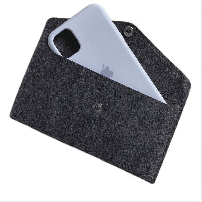 Custom Logo Felt Cloth Mobile Phone Storage Bag