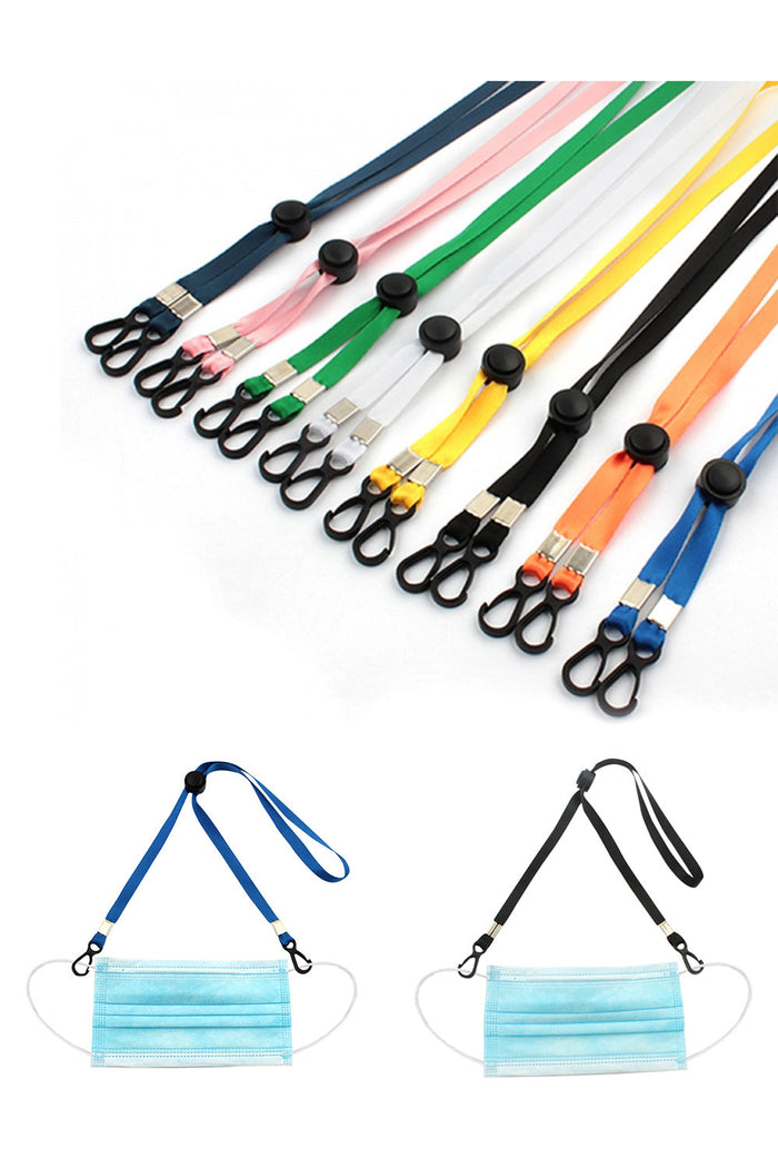 Custom Logo Adjustable Length Anti-Loss Mask Lanyard