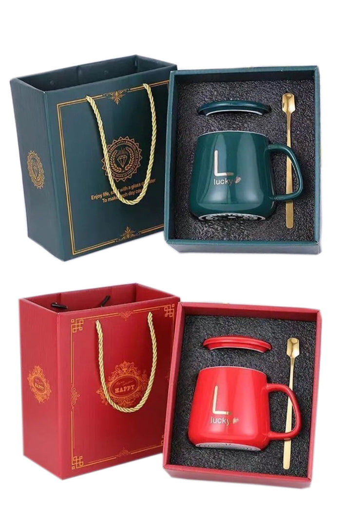 Custom Logo Textured Mug Rope Gift Set