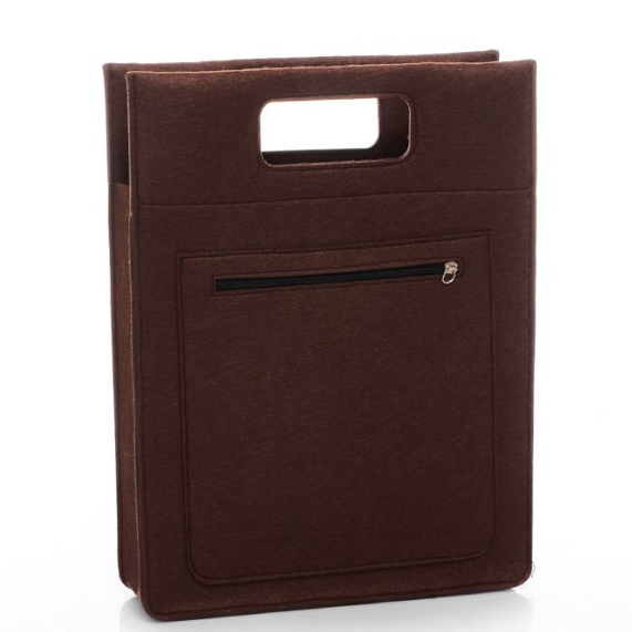 Custom Logo Felt Cloth Office Document Bag