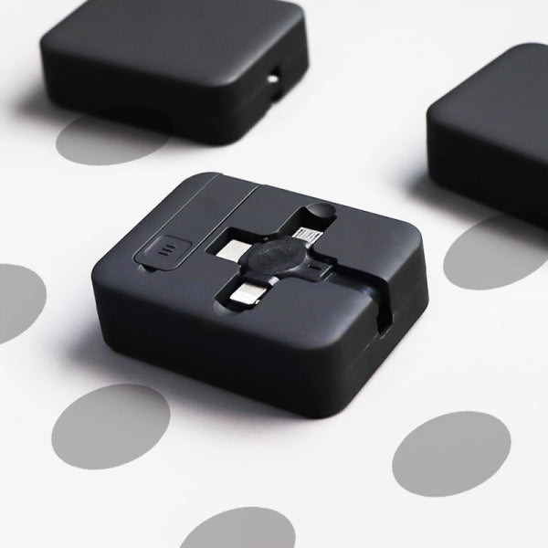 Custom Logo Multi-color mobile phone telescopic three-in-one data cable | Premium Corporate Gifts and Custom Gifts