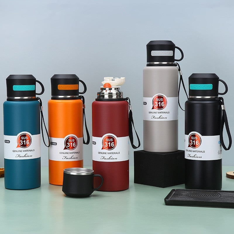 Custom Logo 316 Stainless Steel Insulated Tea Infuser Bottle | Premium Corporate Gifts and Custom Gifts