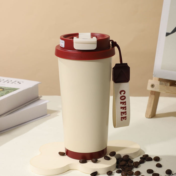 Custom Logo 316 Stainless Steel Outdoor Portable Dual-Drinking Tumbler