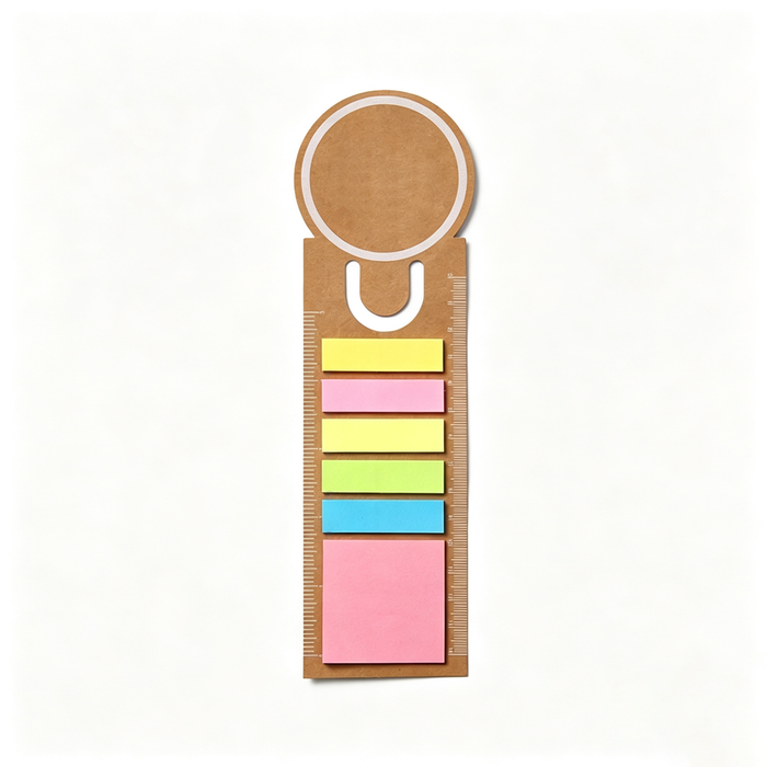 Custom Logo U-Shaped Solid Colour Sticky Notes