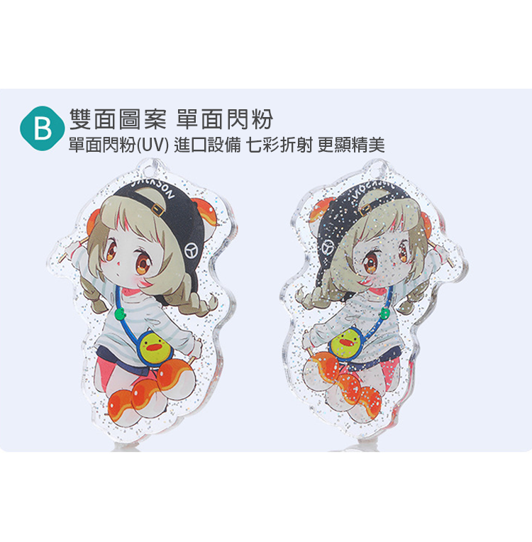 Custom Logo Acrylic Advertising Keychain | Premium Corporate Gifts and Custom Gifts