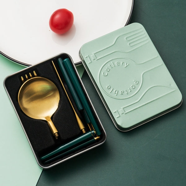 Custom Logo High-End Folding Tableware Set