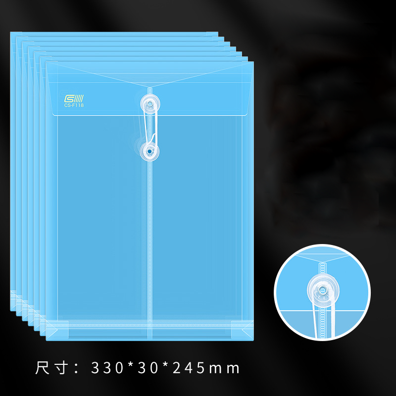 Custom Logo A4 Transparent Rope Folder Document Bag | Premium Corporate Gifts and Custom Gifts