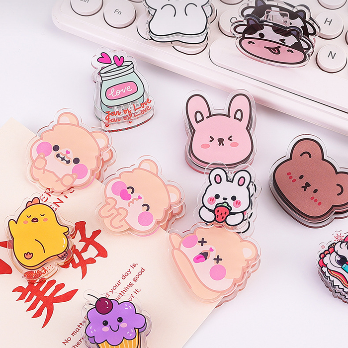 Custom Logo Acrylic Shaped Clip