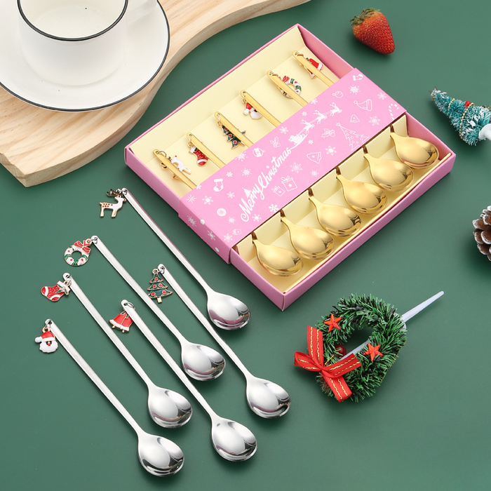 Custom Logo Cute Christmas Charm Tableware Gift Box