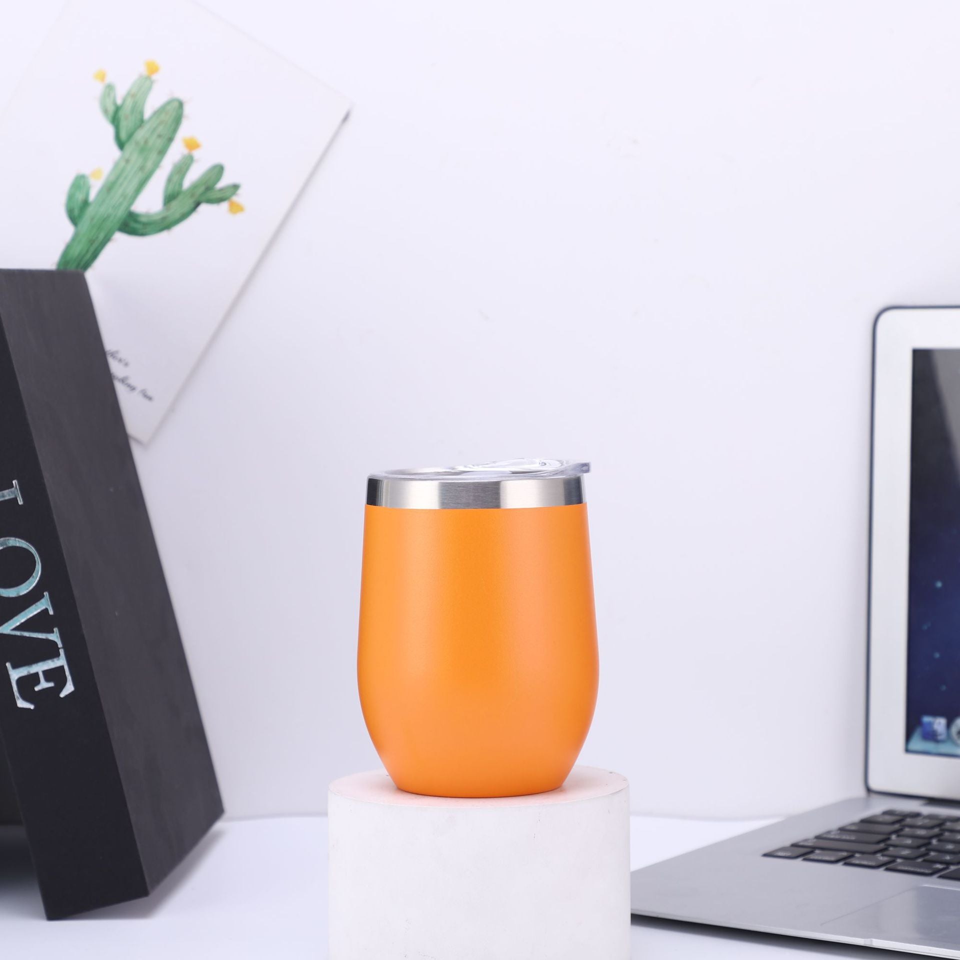 Custom Logo Curved metal eco-friendly cup | Premium Corporate Gifts and Custom Gifts