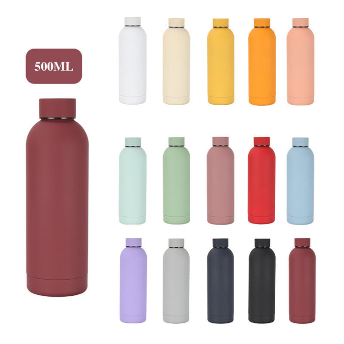 Custom Logo Morandi Matte Sports Thermos Mug